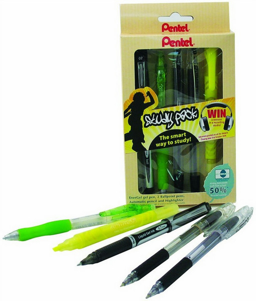Pentel 09BTS/STUDYPK pen & pencil gift set
