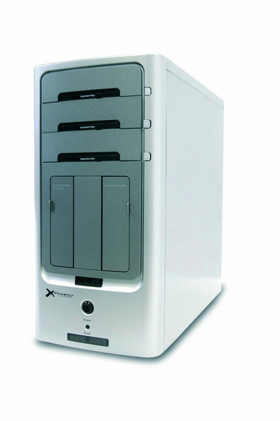 Phoenix Computer Enclosure ATX401-C9PH Midi-Tower 450Вт Cеребряный системный блок