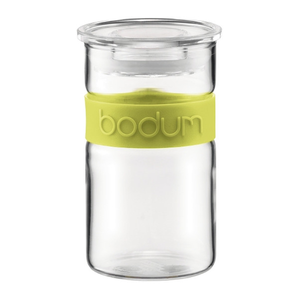Bodum Presso Round Glass Transparent,Yellow jar