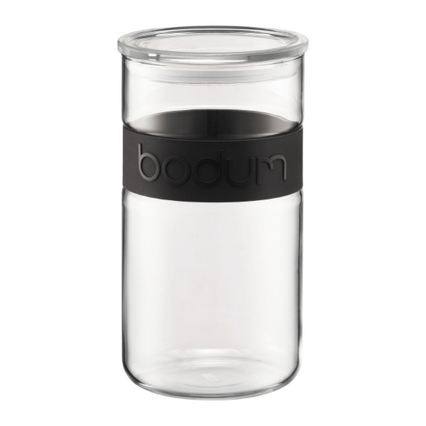 Bodum Presso Round Glass Black,Transparent jar