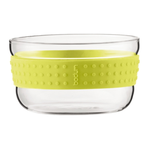 Bodum Pavina Bowl set Round Glass,Silicone Green,Transparent