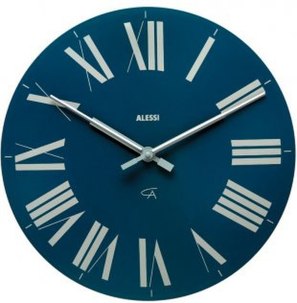 Alessi 12 DAZ Круг Синий настенные часы