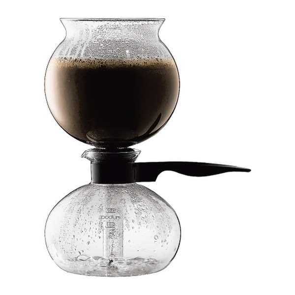 Bodum Pebo Vacuum coffee maker 1000L 8cups Black,Transparent