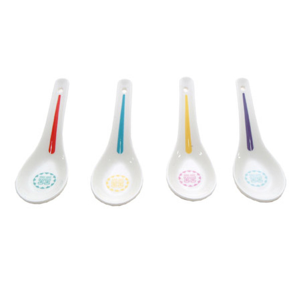 Typhoon Ching Serving spoon Porcelain Multicolour 4pc(s)