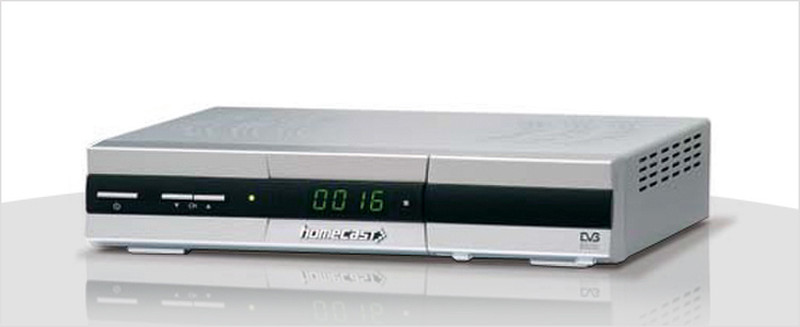 Homecast T 3102 FTA Twin Silber TV Set-Top-Box