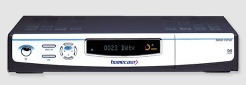 Homecast HC 8100 CIPVR, 160GB Black,Silver TV set-top box
