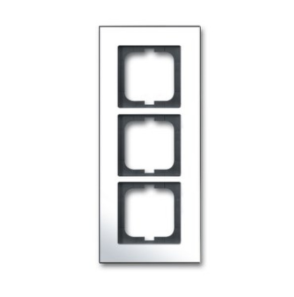 Busch-Jaeger 1723-826-101 Chrome switch plate/outlet cover