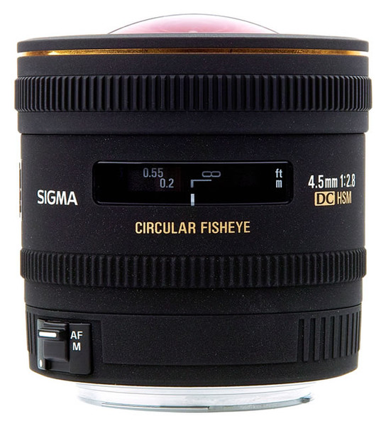 Sigma 4.5mm F2.8 EX DC HSM Fisheye, Nikon