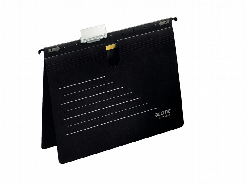 Leitz Alpha Active A4 Cardboard Black 5pc(s) hanging folder