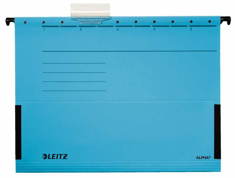 Leitz Alpha A4 Cardboard,Metal Blue 5pc(s) hanging folder