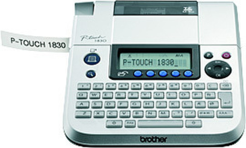 Brother PT-1830VP Direct thermal 180 x 180DPI Black,Silver label printer