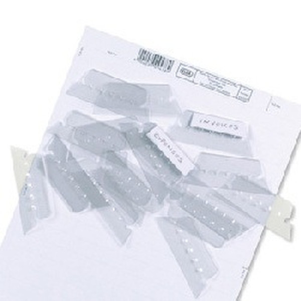 Elba Verticflex Пластик Прозрачный 25шт навесная папка