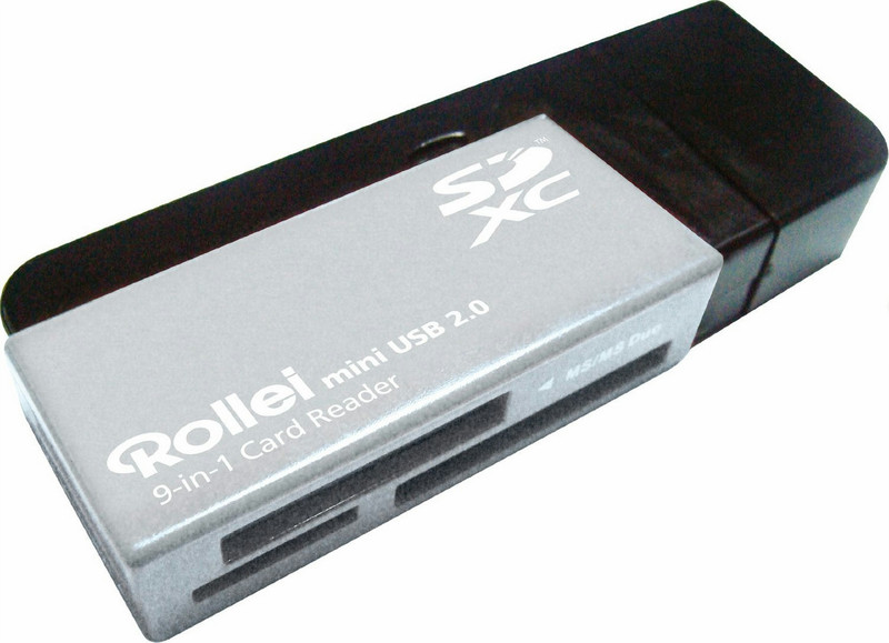 Rollei 20920 USB 2.0 Cеребряный устройство для чтения карт флэш-памяти