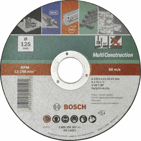 Bosch 2609256306 Ріжучий диск 1шт аксессуар для угловых шлифмашин