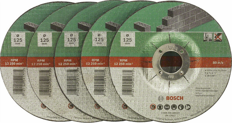 Bosch 2609256335 Schneidedisk 5Stück(e) Winkelschleifer-Zubehör