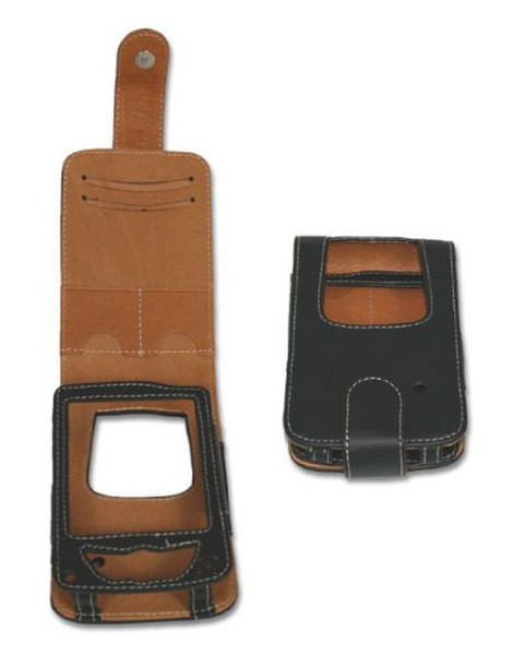 PEDEA 3106005 Flip Leder Schwarz Schutzhülle für Navigationssysteme