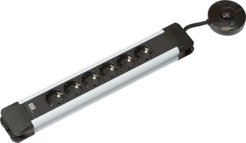 Bachmann 330.153 Indoor 6AC outlet(s) 1.5m Black power extension