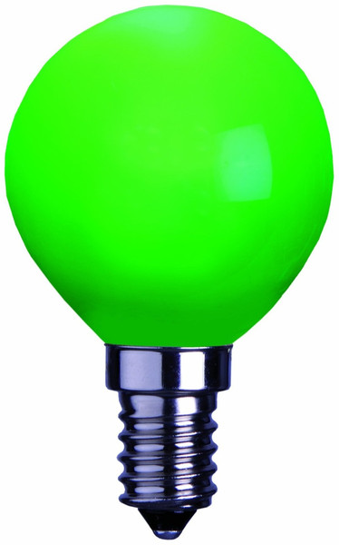 Best 336-43 0.6W E14 A Green LED lamp