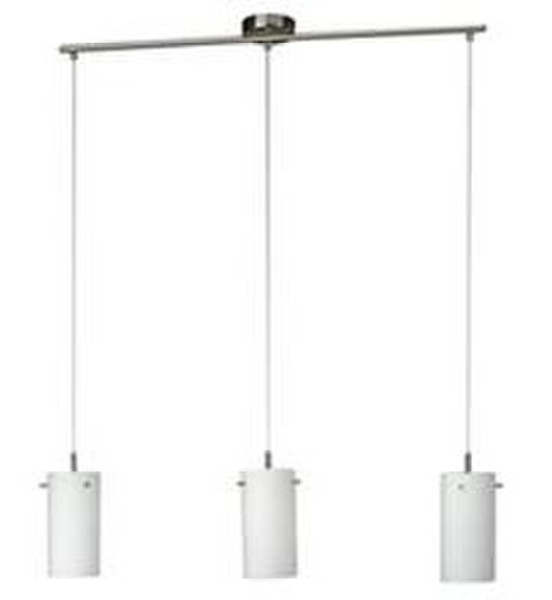 Massive Achilles Hard mount E27 Stainless steel,White suspension lighting