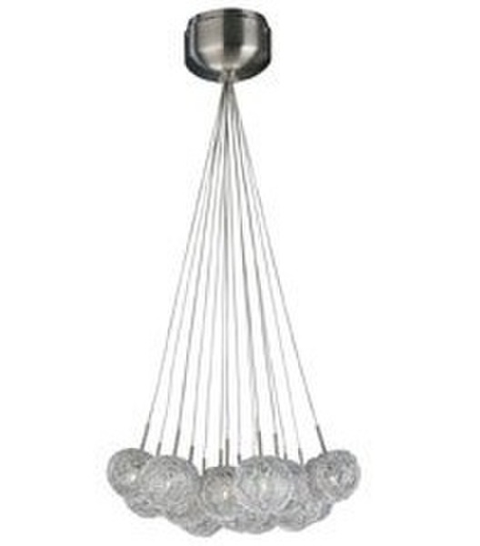 Massive Fontaine Hard mount G4 10W Halogen Silver suspension lighting