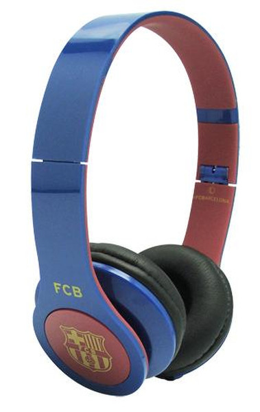 Omenex 493321 Head-band Binaural Blue,Red mobile headset