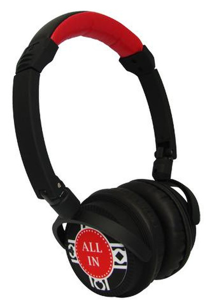 Omenex KSK-DJ100 Kopfband Binaural Schwarz, Rot