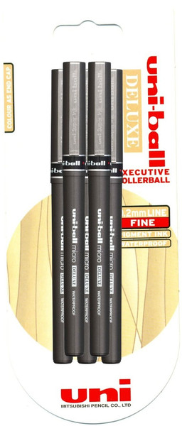 Uni-Ball Micro Deluxe UB-155 Черный 5шт