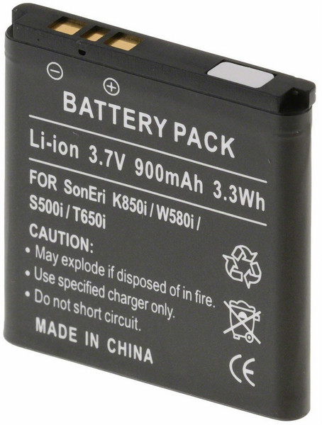 Helos Li-ion 700mAh Lithium-Ion 700mAh 3.7V rechargeable battery