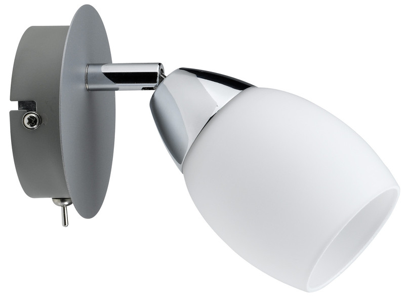 Paulmann 60076 GU10 7Вт Хром, Белый Для помещений Surfaced spot точечное освещение