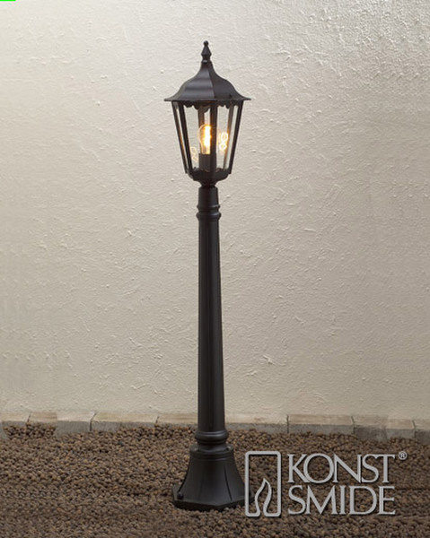 Konstsmide 7215-750 Outdoor pedestal/post lighting Black