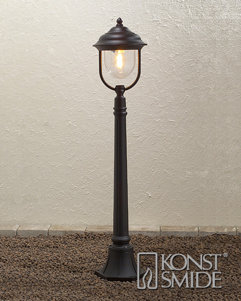 Konstsmide 7225-750 Outdoor pedestal/post lighting Black