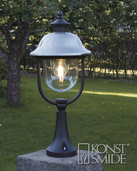 Konstsmide 7241-000 Outdoor pedestal/post lighting Black,Stainless steel