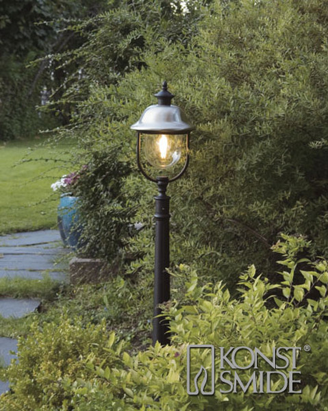 Konstsmide 7242-000 Outdoor pedestal/post lighting Черный, Нержавеющая сталь наружное освещение