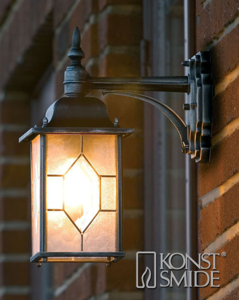 Konstsmide 7248-759 Outdoor wall lighting Черный, Cеребряный наружное освещение