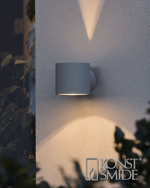 Konstsmide 7342-300 Outdoor wall lighting Серый, Cеребряный наружное освещение