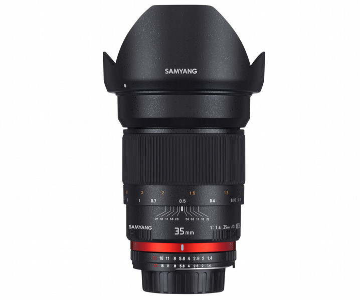 Samyang 35mm F1.4 AS UMC, Canon SLR Wide lens Черный