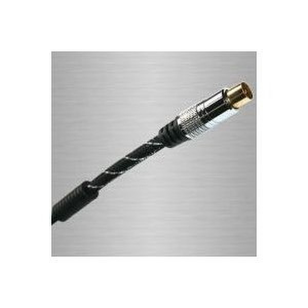 Black connect 821115 male female Black coaxial cable