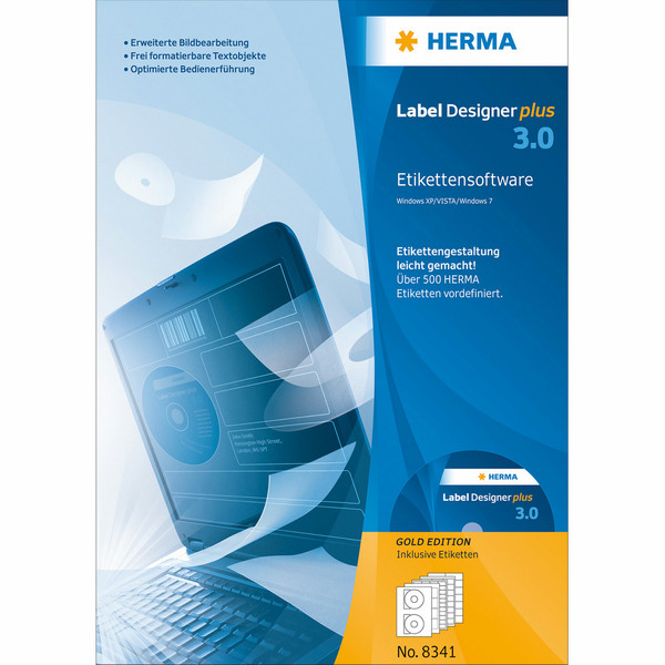 HERMA Label Designer plus 3.0 Gold Edition deutsch