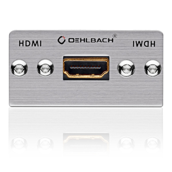 OEHLBACH MMT-19 HS HDMI Silber Steckdose