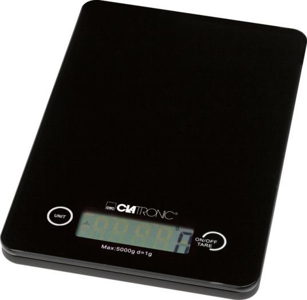 Clatronic KW 3366 Electronic kitchen scale Black