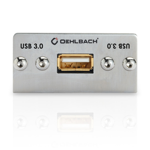 OEHLBACH MMT-C USB.3 A/B Silver socket-outlet