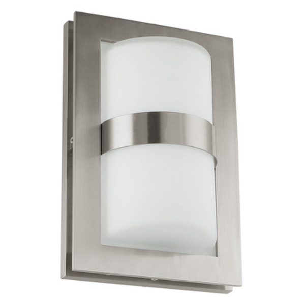 Eglo ARCHA Outdoor wall lighting E27 60W Nickel,Stainless steel,White