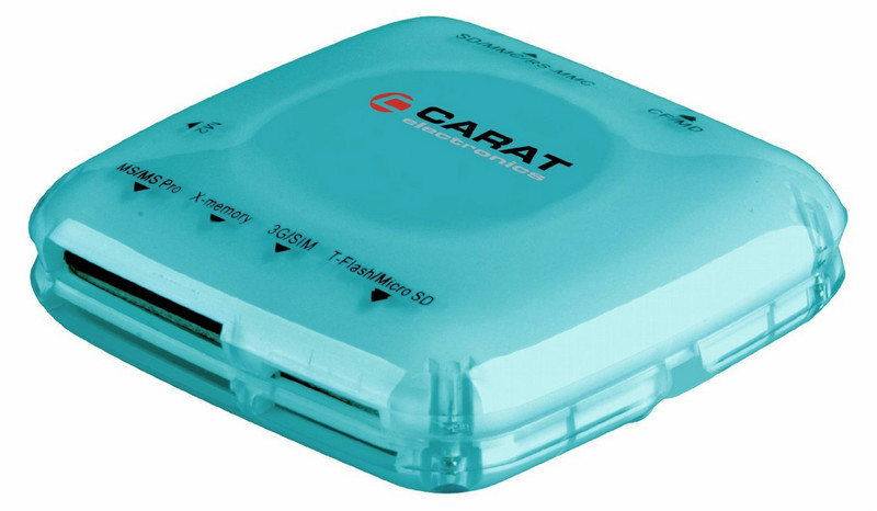 Carat 895083 USB 2.0 Синий устройство для чтения карт флэш-памяти