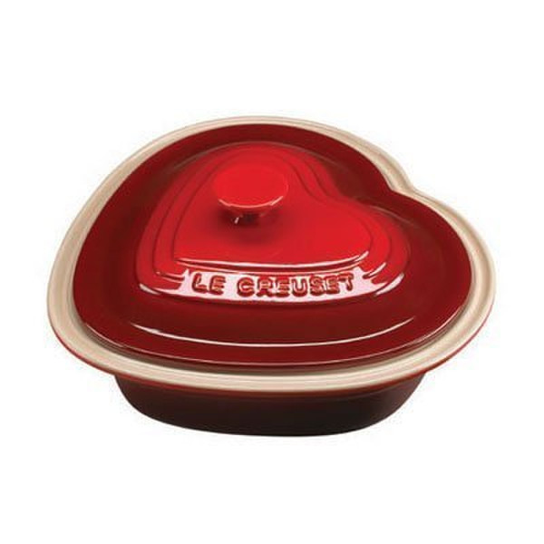 Le Creuset Heart Dish with Lid, Cerise 1шт