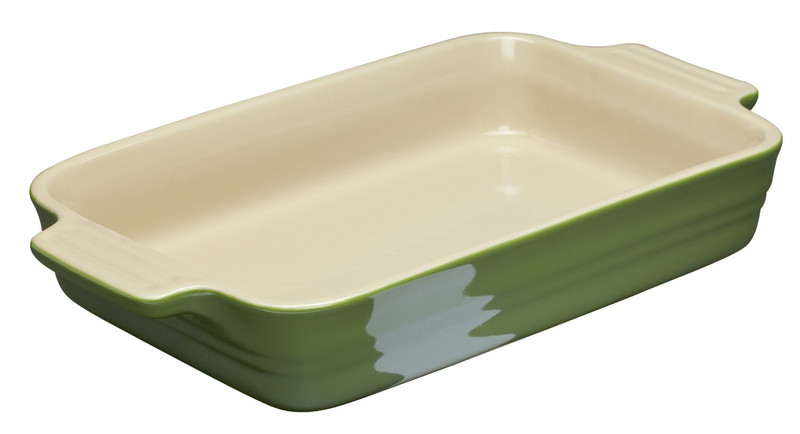 Le Creuset 91004726267000 - Fuente de horno rectangular, 17 x 26 centímetros, color verde