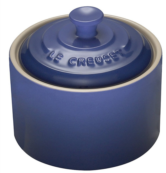 Le Creuset 9101623063 Blue Stoneware sugar bowl
