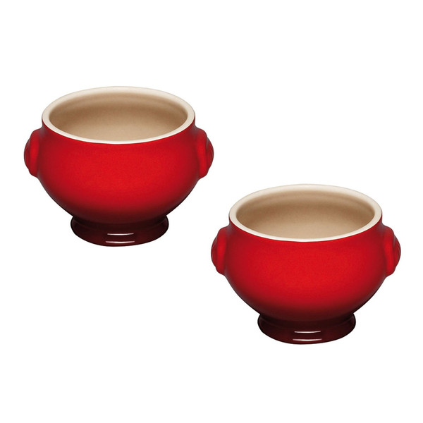 Le Creuset 91017511060000 Bowl set Round 0.6L Stoneware Red dining bowl