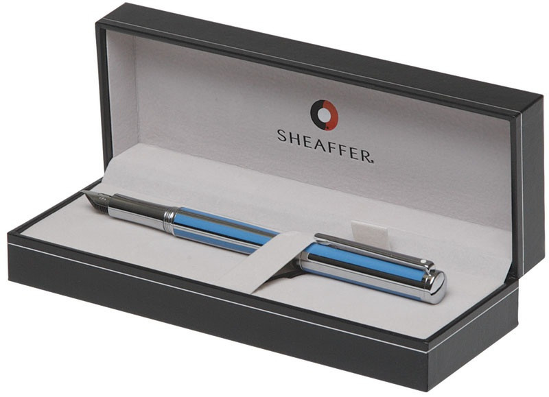 Sheaffer Striped Blau, Chrom 1Stück(e) Füllfederhalter