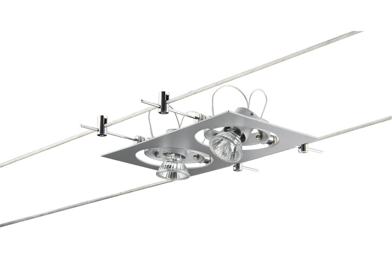 Paulmann Outline Flexible Halterung GU4 20W Halogen Chrom Hängeleuchte