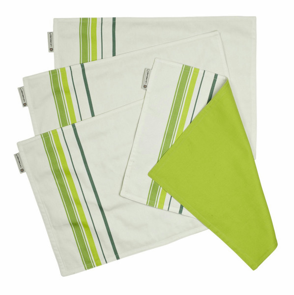 Le Creuset 95001300020600 4pc(s) Rectangle Green,White placemat